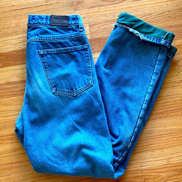L.L. Bean Other - Vintage 90s L.L. Bean Flannel Lined Jeans.